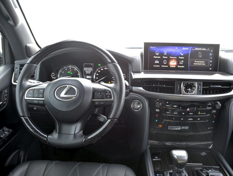 Lexus LX 5.7 AT 4WD (383 л.с.) 570 Black Vision 7 м QB Автомобили с пробегом Шымкент  