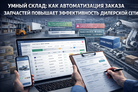 Умный склад: как автоматизация заказа запчастей повышает эффективность дилерской сети