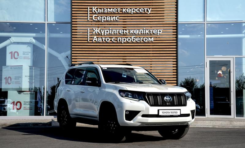 Toyota Land Cruiser Prado 2.7 AT 4WD (163 л.с.) Престиж Black Edition Автомобили с пробегом Шымкент  