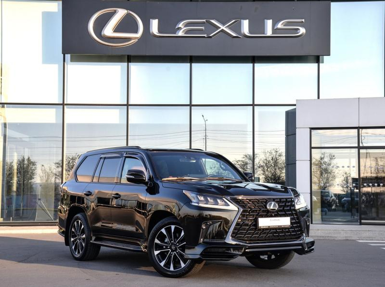 Lexus LX 5.7 AT 4WD (383 л.с.) 570 Black Vision II 5 м QB Автомобили с пробегом Шымкент  