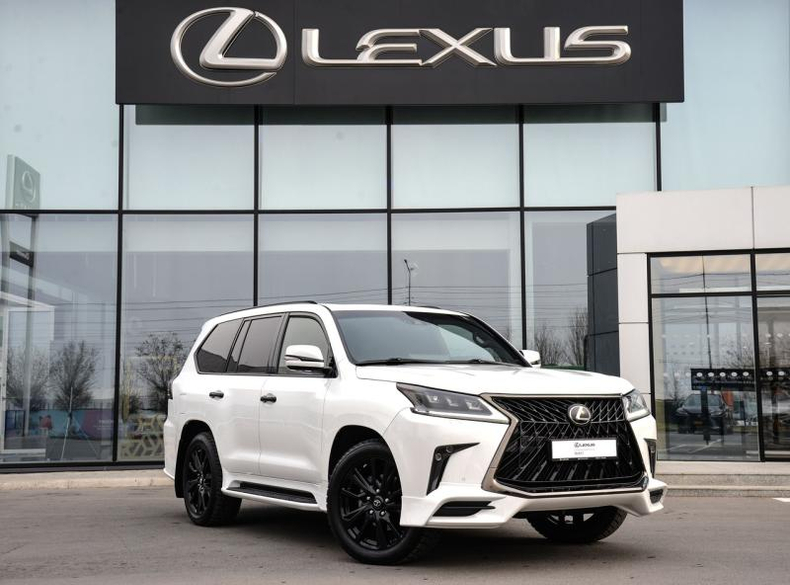 Lexus LX 5.7 AT 4WD (383 л.с.) 570 Black Vision II 5 м QB Автомобили с пробегом Шымкент  