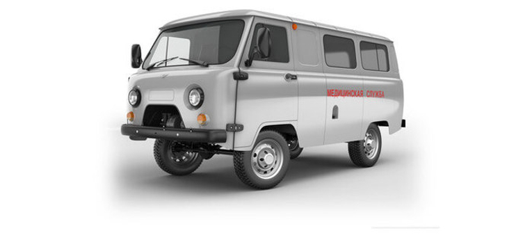 УАЗ Санитарный фургон 2.7 Бензин 5МКП 4х4, ЕВРО-5 Стандарт с ABS УАЗ ЦЕНТР (Вологда) Вологда