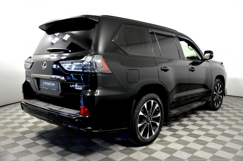 Lexus LX 5.7 AT 4WD (383 л.с.) 570 Black Vision II 5 м QB Автомобили с пробегом Шымкент  