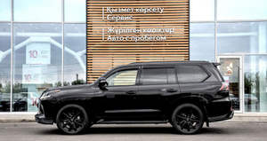 Lexus LX 570 5.7 AT (383 л.с.) 4WD BLACK VISION 7 м BR Автомобили с пробегом Шымкент  