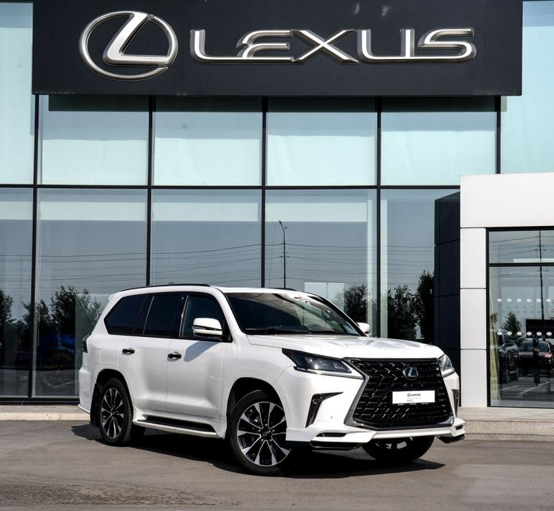 Lexus LX 5.7 AT 4WD (383 л.с.) 570 Black Vision 7 м QB Автомобили с пробегом Шымкент  
