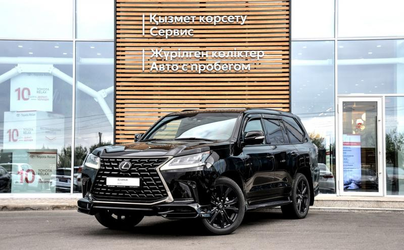 Lexus LX 570 5.7 AT (383 л.с.) 4WD BLACK VISION 7 м BR Автомобили с пробегом Шымкент  