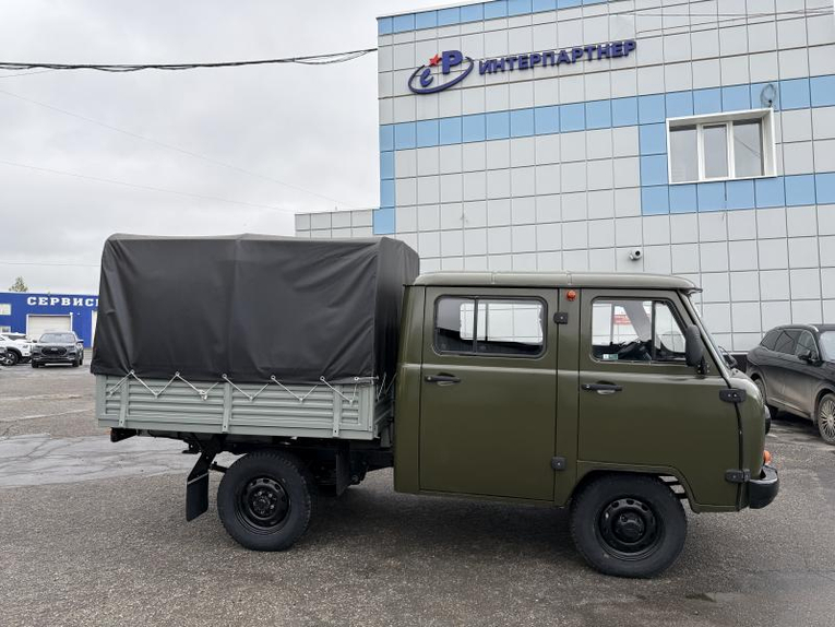 УАЗ Двухрядная кабина с бортом 2.7 Бензин 5МКП 4х4, ЕВРО-5 Стандарт без ABS Интерпартнер Ижевск