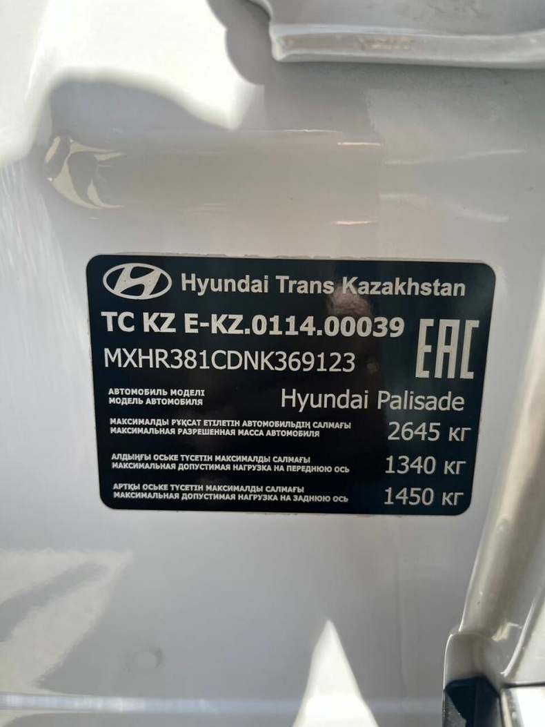 Hyundai Palisade 3.5 AT 4WD (249 л.с.) MPI Lifestyle Автомобили с пробегом Шымкент  