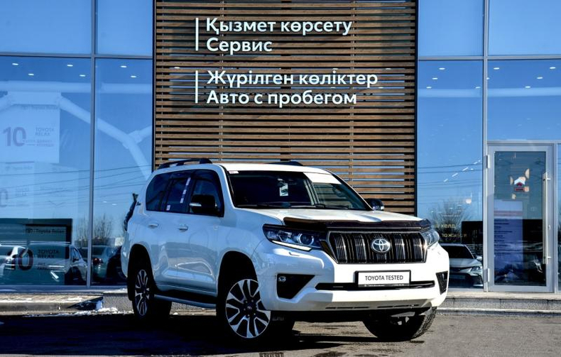 Toyota Land Cruiser Prado 2.7 AT 4WD (163 л.с.) Престиж Black Edition Автомобили с пробегом Шымкент  