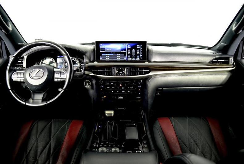 Lexus LX 5.7 AT 4WD (383 л.с.) 570 Black Vision II 5 м QB Автомобили с пробегом Шымкент  